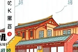 河灯计划：夜晚河面上漂浮的成排纸灯